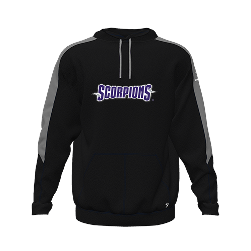 [CUS-DFW-HOOD-FLC-LSL-BLK-YXS-LOGO1] Hoodie (Youth XS, Black, Logo 1)