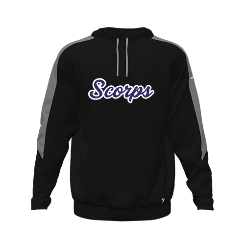 [CUS-DFW-HOOD-FLC-LSL-BLK-YXS-LOGO3] Hoodie (Youth XS, Black, Logo 3)