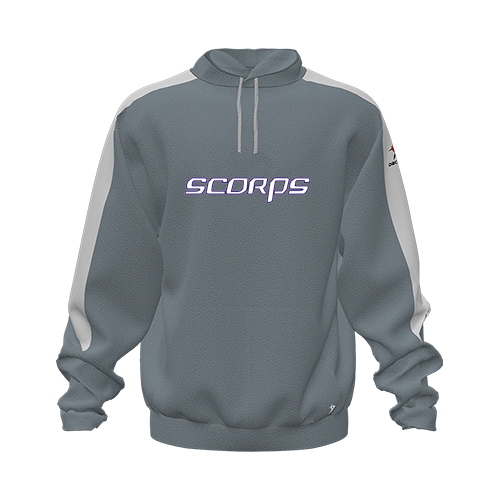 [CUS-DFW-HOOD-FLC-LSL-GRY-YXS-LOGO2] Hoodie (Youth XS, Gray, Logo 2)