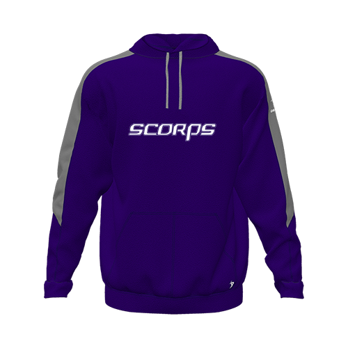 [CUS-DFW-HOOD-FLC-LSL-PUR-YXS-LOGO2] Hoodie (Youth XS, Purple, Logo 2)
