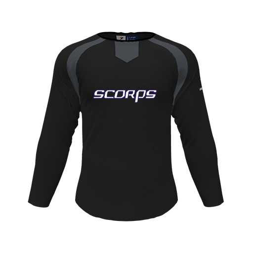 [CUS-DFW-PULL-FLC-CNK-LSL-BLK-YS-LOGO2] Pullover (Youth S, Black, Logo 2)