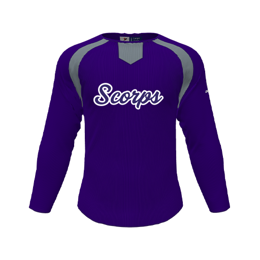 [CUS-DFW-PULL-FLC-CNK-LSL-PUR-YS-LOGO3] Pullover (Youth S, Purple, Logo 3)