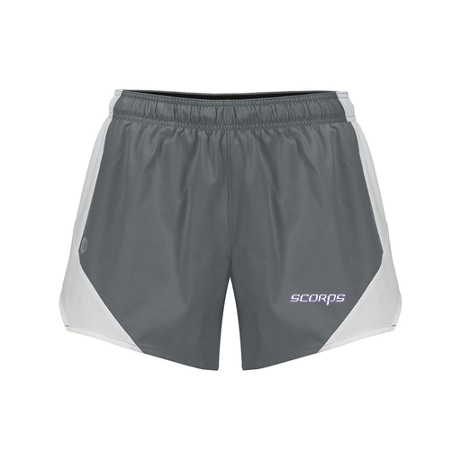 [229489.R04.S-LOGO2] Girls Olympus Shorts (Female Youth S, Gray, Logo 2)